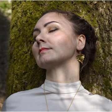 Zlacené lístky břízy -...