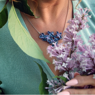Plated lilac - necklace