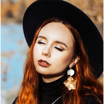 Hydrangea - earrings