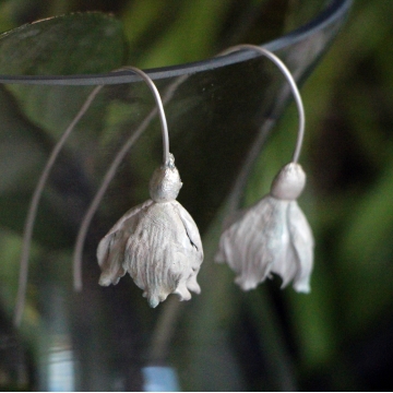 Silver-plated snowflake - pendant