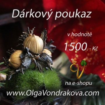 Dárkový poukaz 1500 kč