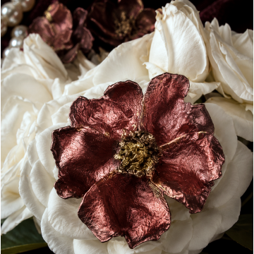 Pětilistá růže - brož
